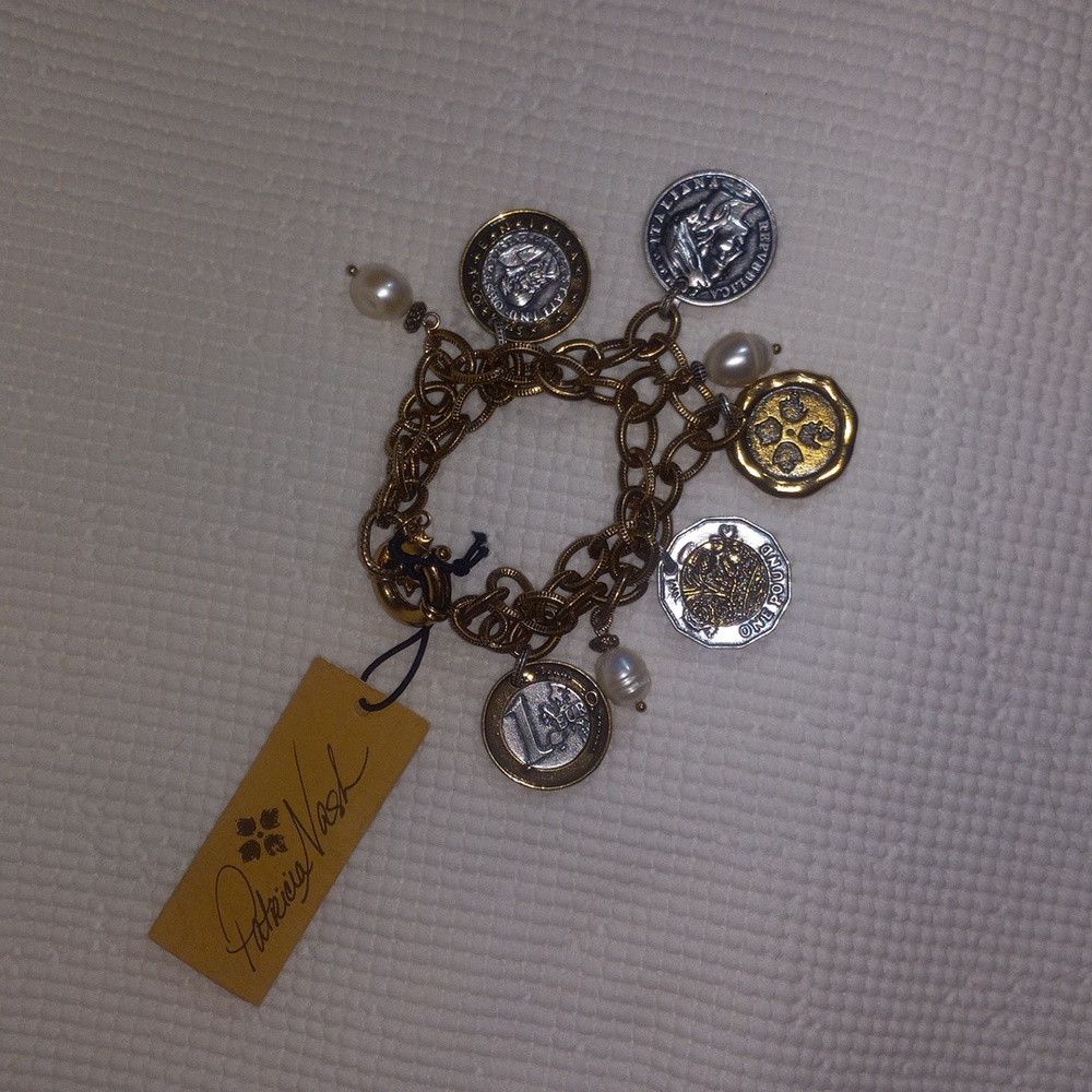Patricia Nash double  Charm bracelet